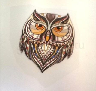 Samolepicí nažehlovací nášivky Sova (C441)