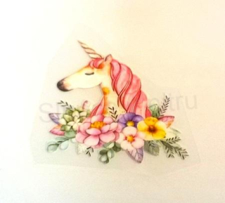 Samolepicí nažehlovací nášivky Jednorožec (C444)
