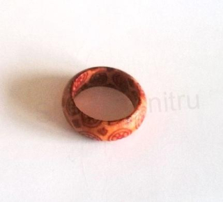 Dřevěný přírodní prsten (BP132)