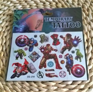Voděodolné, dočasné tetovaní originál Marvel avengers (E259)