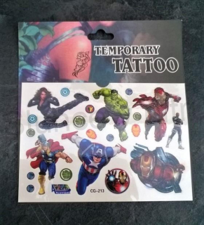 Voděodolné, dočasné tetovaní originál Marvel avengers (E261)