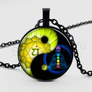 Náhrdelník s přívěškem Jin a Jang Čakrový (BD272)