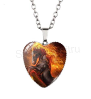 Náhrdelník s přívěskem koně (BD283)