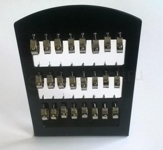 Náušnice kroužky se zirkonem z nerez oceli (BB441)