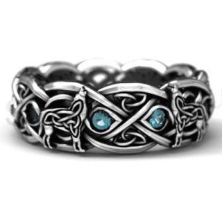 Prsten mýtický Vlk - viking (BP79)