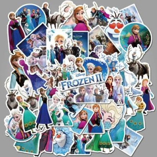 Ledové království samolepky mix 5 kusů (E297)