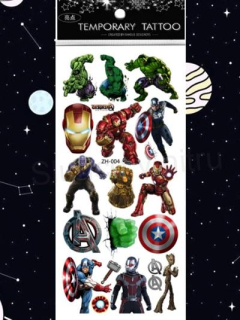 Voděodolné, dočasné tetovaní Marvel avengers (E302)