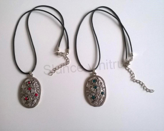 Náhrdelník s přívěškem stromu s kamínky (BD335) 