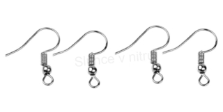 Afroháček chirurgická ocel 19 x17, 1 pár (AA56)