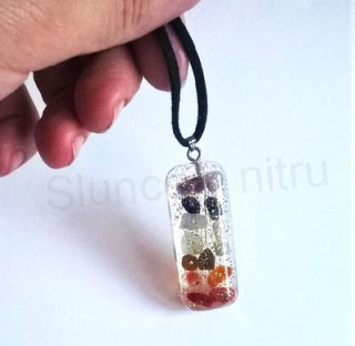 Orgonitový přívěšek čakrový (PP26)