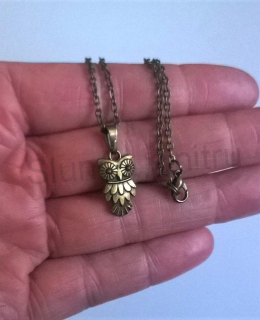 Náhrdelník s přívěškem sova (BD348) 