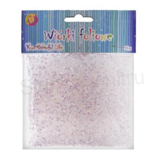 Hliníkové třísky, trubičky - duhové odlesky (V16)