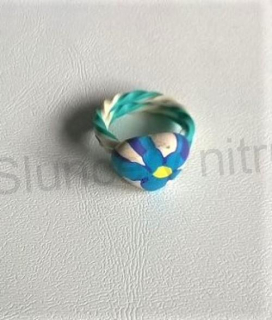 Dětský polymerový prsten srdce (BP324)