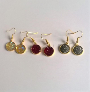 Visací náušnice měnicí se z chirurgické oceli mix (BB482)