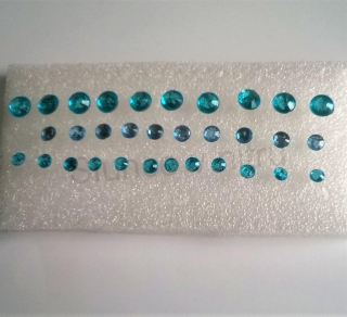 Puzetové náušnice hypoalergenní pecičky (BB489)