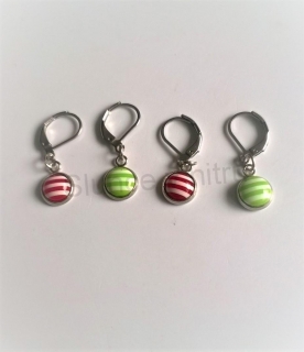 Visací náušnice zdobené z chirurgické oceli (BB498)