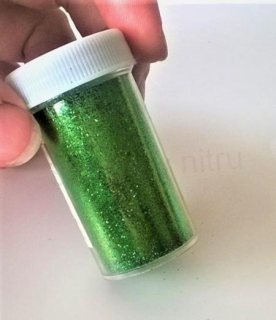 Glitry sypké 20g - tmavě zelné (V23)