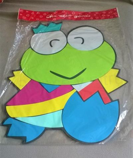 Pěnová samolepka, dekorace 3D Žabka (D404)