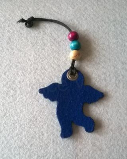 Přívěsek na klíče anděl (D40)