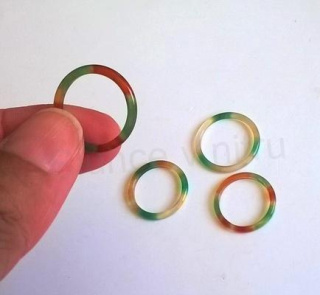 Minerální prsten Achát multi (X543)