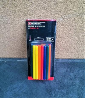Barevné tyčinky do tavné pistole Ø 7mm/10cm - 20Ks/bal (V27)