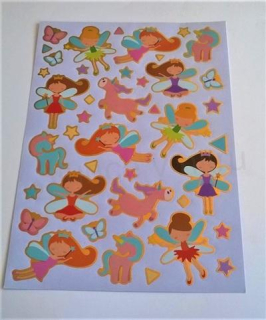 Samolepky, Obtisky na Papír víla (E336)