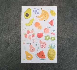 Samolepky, Obtisky na Papír ovoce (E348)