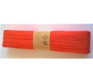 Papírová stuha batikovaná, kreš 3,5 x 30 m Tmavě oranžová (N122)