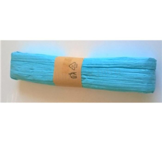 Papírová stuha batikovaná, kreš 3,5 x 30 m Modrá (N127)