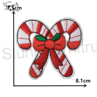 Nášivka Nažehlovačka Vánoční mašle (C485)