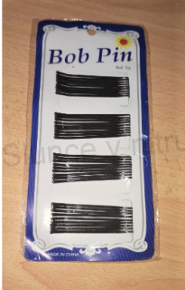 Sponka, pérka, vlásenka do vlasů kovová - 4,5 cm - 10 ks (H178)