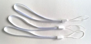 Nylonová šňůrka, poutko na mobil, klíče jednobarevná Smetanově bílá (E366) 