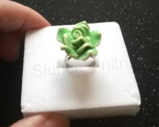 Dětský nastavitelný prstýnek Květina (BP24)