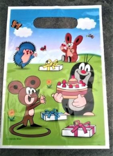 Párty sáček, pytlík  Krteček a jeho kamarádi 23 x 16 cm (E371)