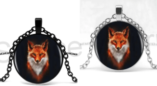 Náhrdelník s přívěškem liška (BD410)
