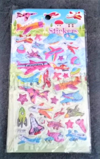 Samolepky, nálepky letadla (E405)