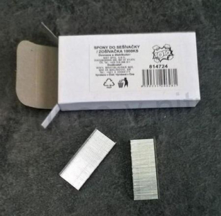 Sponky,spony, drátky do sešívačky 24/6 - 1000 ks (E421)