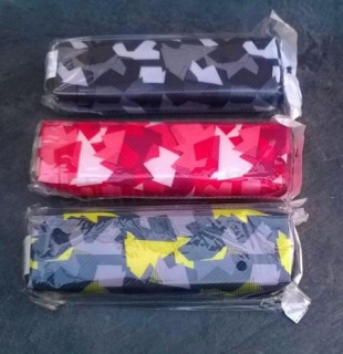 Studenský školní penál 21 x 7 cm maskovaný (E424)