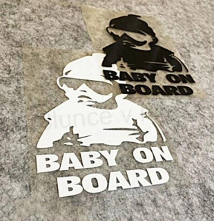 Samolepky na auto Dítě v autě (E426)