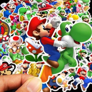 Samolepky Super Mario mix 5 ks (E427)