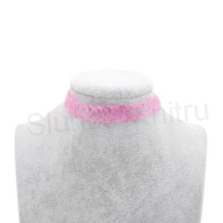 Choker náhrdelník Tattoo – klasický růžový, 9 (BD411)