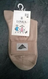 Antibakteriální bavlněné ponožky vel.30-34 (W152)