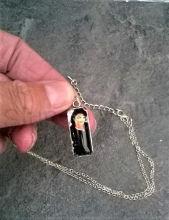 Náhrdelník s přívěškem Majkl Jackson (BD420)