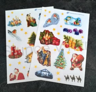 Vánoční samolepky (E443)