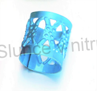 Kovové ozdoby do vlasů korálky světle modré (H192)