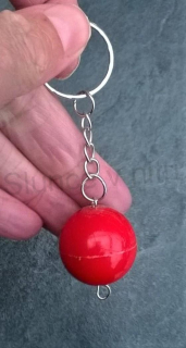 Přívěsek na klíče - kulička 3D (D575)