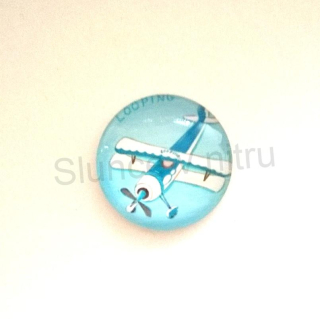 Kabošon kulatý - sklo 25 mm (AD15)