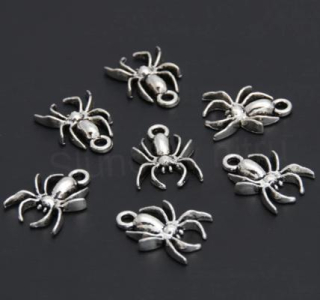 Přívěsek pavouk, pavouček - 18 x 13 mm (AA281)
