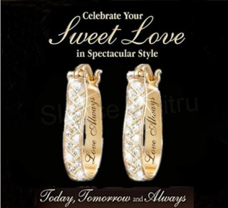 Dlouhé pozlacené visací náušnice s kříšťálky (BB555)