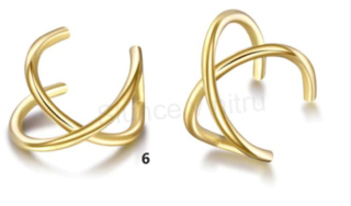 Falešný piercing, nasazovací náušnice č.6 (BB560)